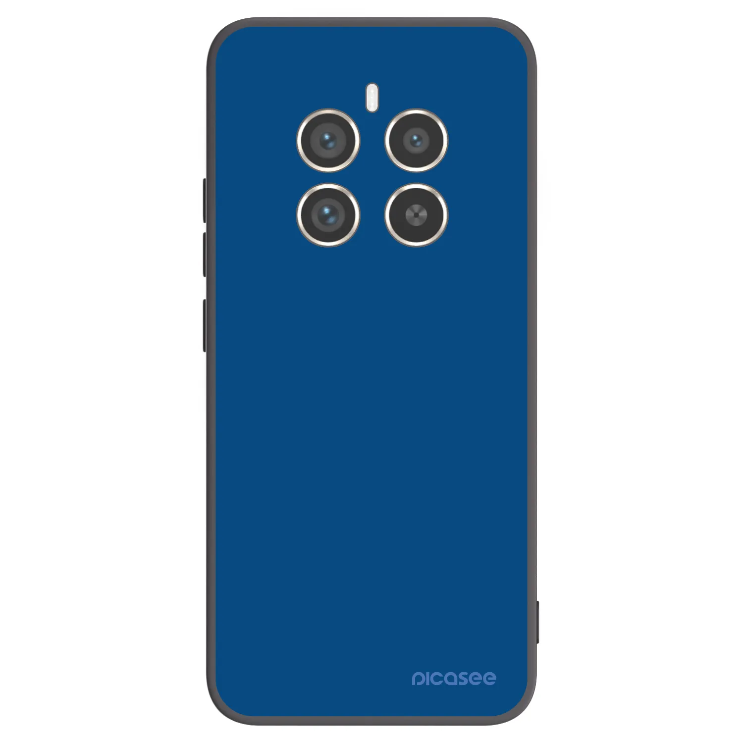 Picasee Μαύρη θήκη σιλικόνης για Realme 12 Pro 5G - Navy Blue