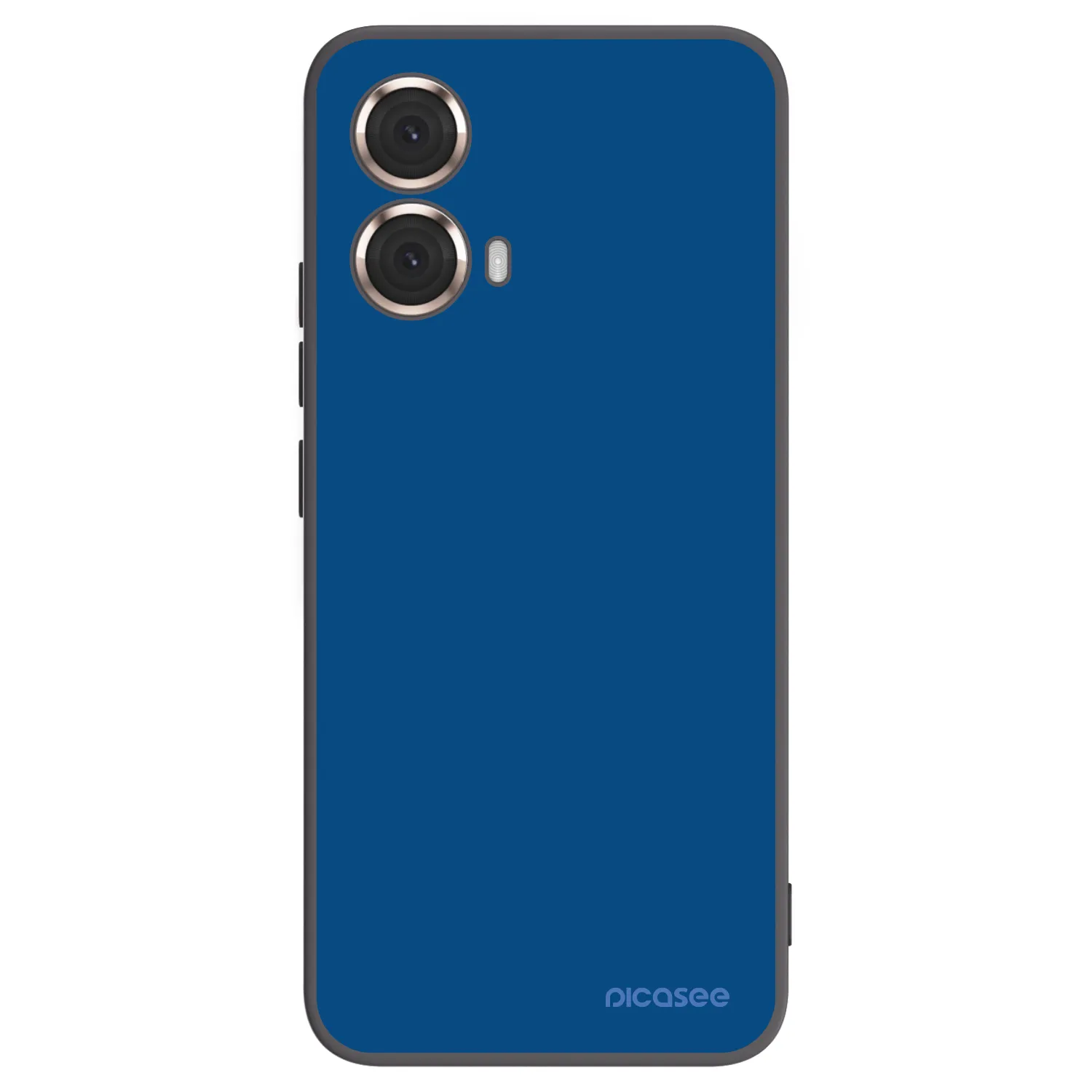 Picasee Μαύρη θήκη σιλικόνης για Motorola Moto G85 - Navy Blue