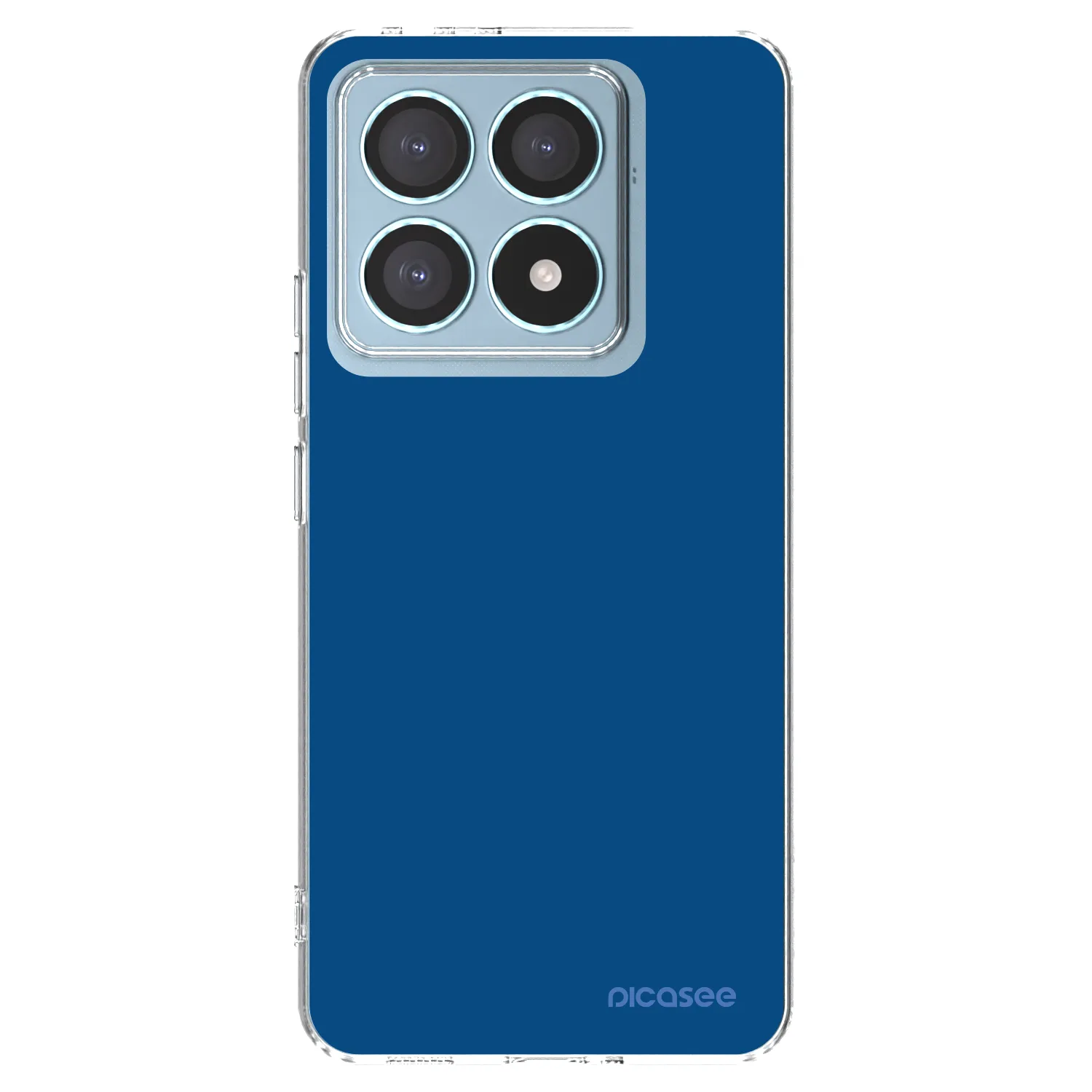 Picasee διαφανής θήκη σιλικόνης Xiaomi 14T Pro - Navy Blue