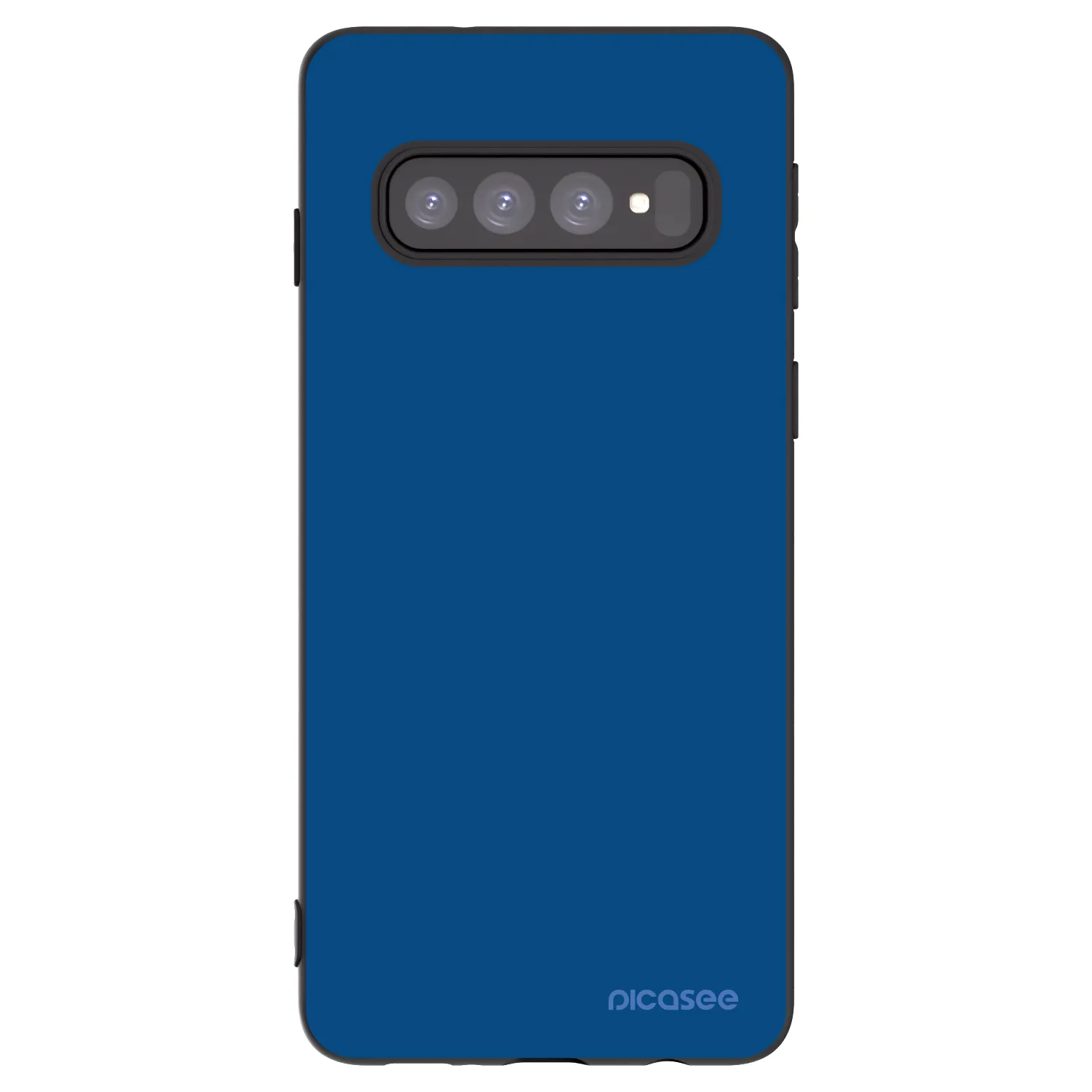 Picasee Μαύρη θήκη σιλικόνης για Samsung Galaxy S10 G973 - Navy Blue