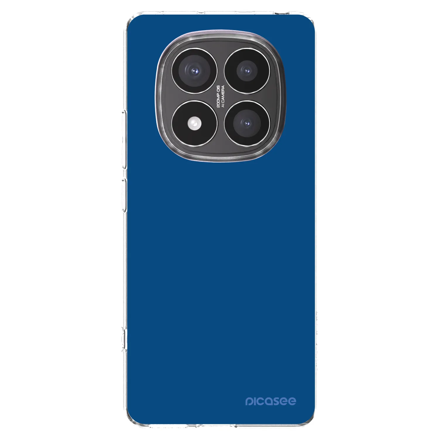 Picasee διαφανής θήκη σιλικόνης Xiaomi Redmi Note 14 Pro+ 5G - Navy Blue