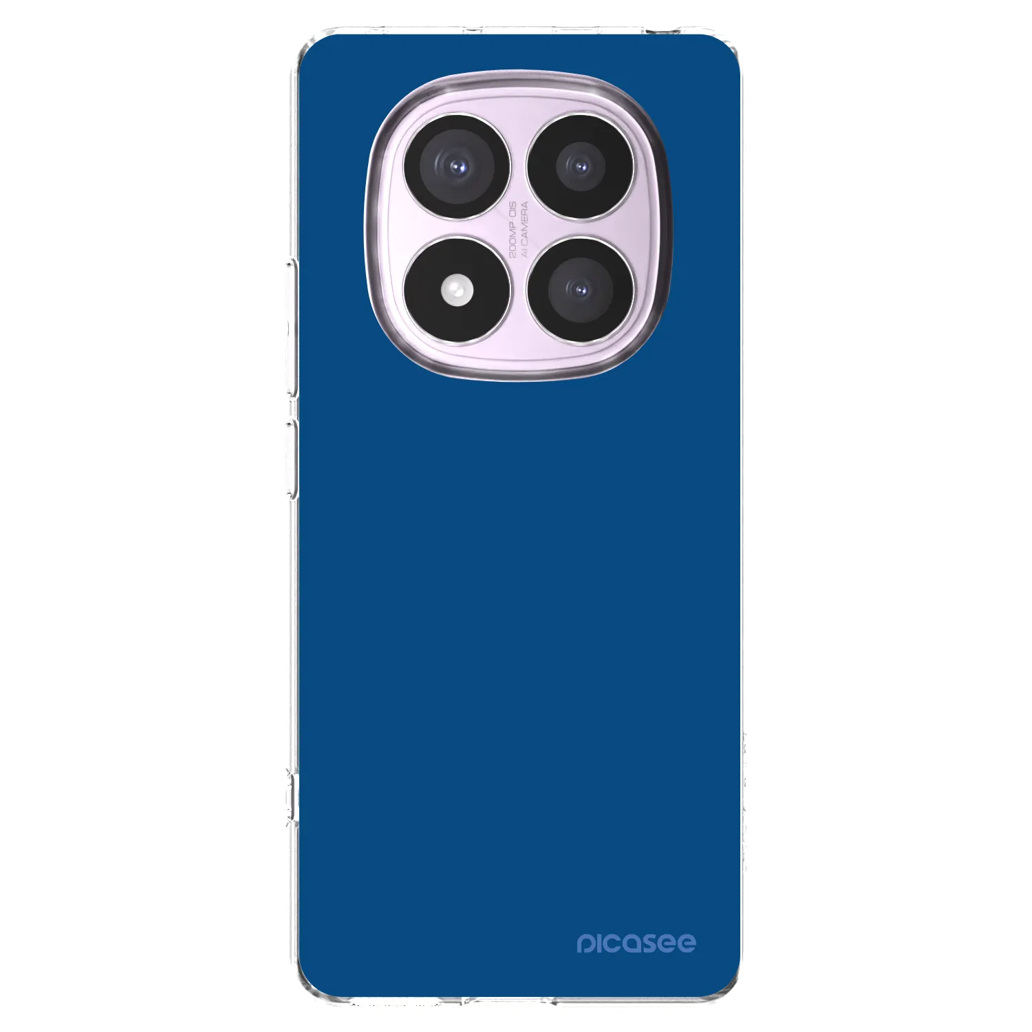Picasee διαφανής θήκη σιλικόνης Xiaomi Redmi Note 14 Pro 5G - Navy Blue