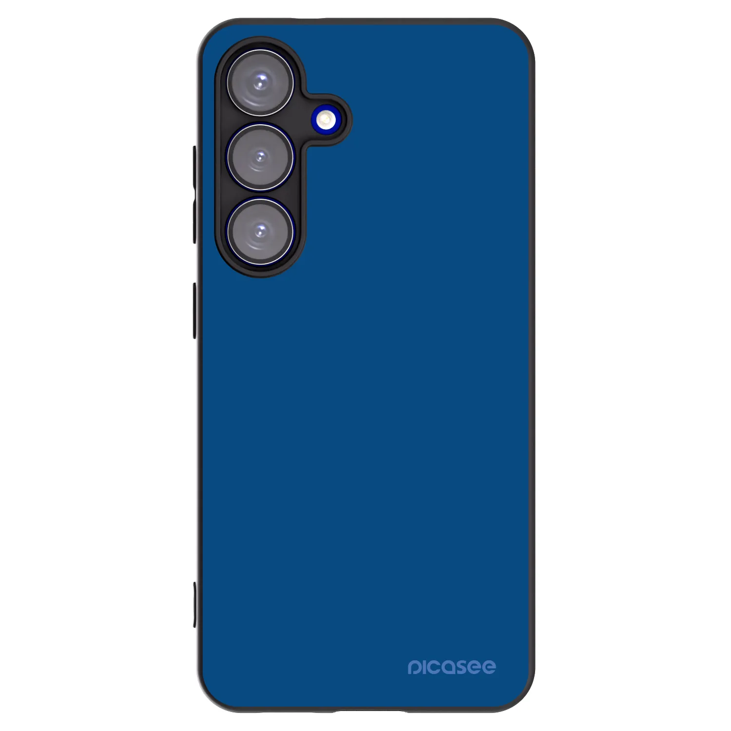 Picasee Μαύρη θήκη σιλικόνης για Samsung Galaxy S25 5G - Navy Blue