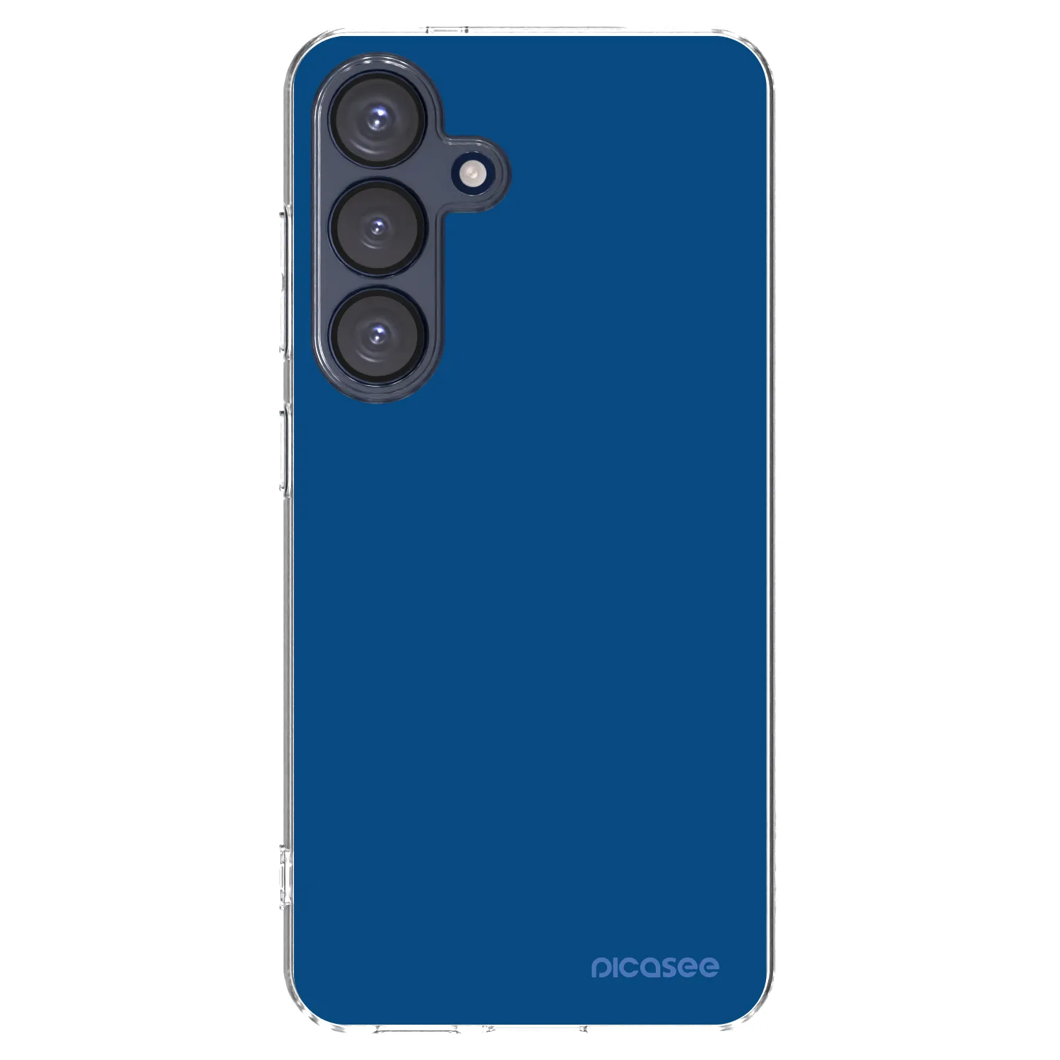 Picasee διαφανής θήκη σιλικόνης Samsung Galaxy S25 5G - Navy Blue