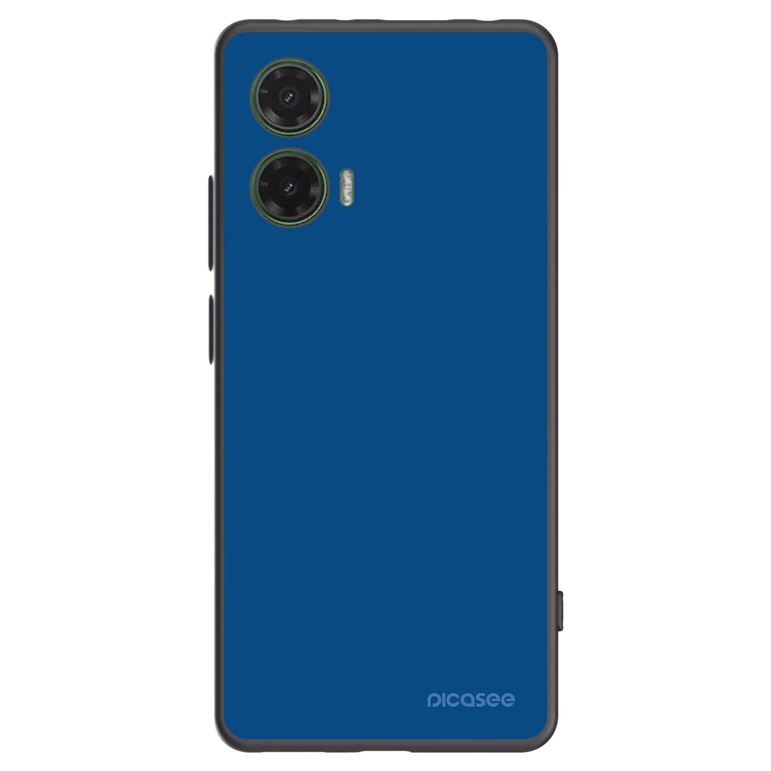 Picasee Μαύρη θήκη σιλικόνης για Motorola Moto G35 5G - Navy Blue