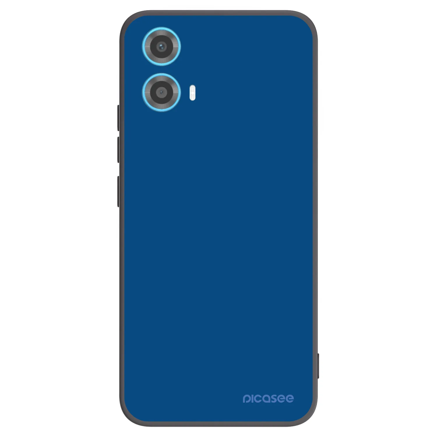 Picasee Μαύρη θήκη σιλικόνης για Motorola Moto G34 5G - Navy Blue