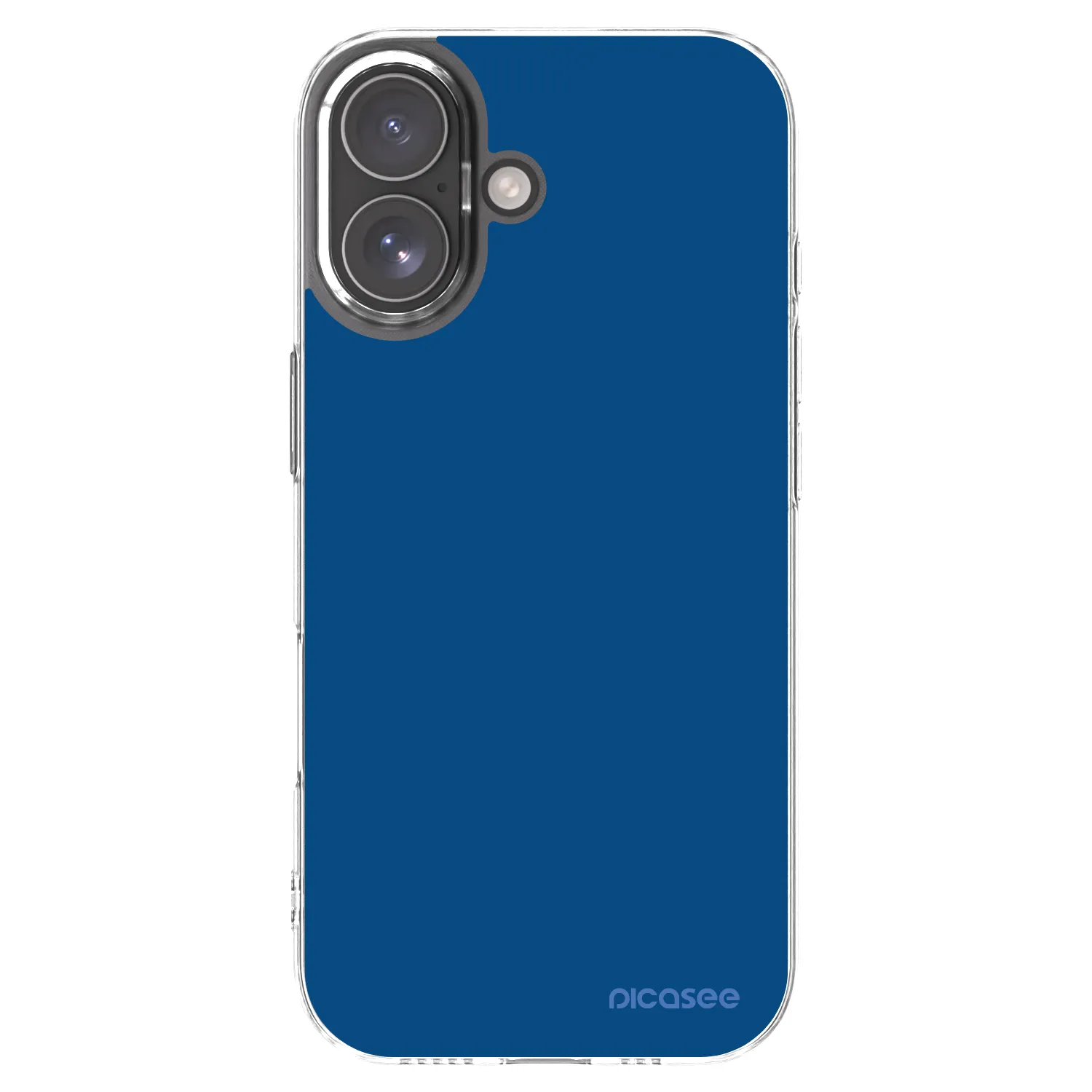 Picasee διαφανής θήκη σιλικόνης Apple iPhone 17 - Navy Blue