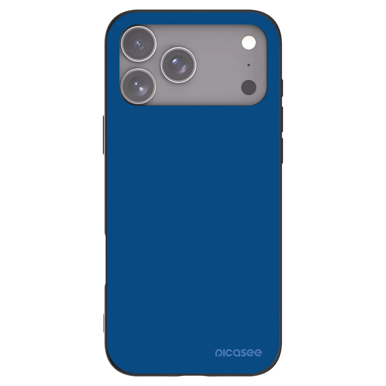 Picasee Μαύρη θήκη σιλικόνης για Apple iPhone 17 Pro Max - Navy Blue