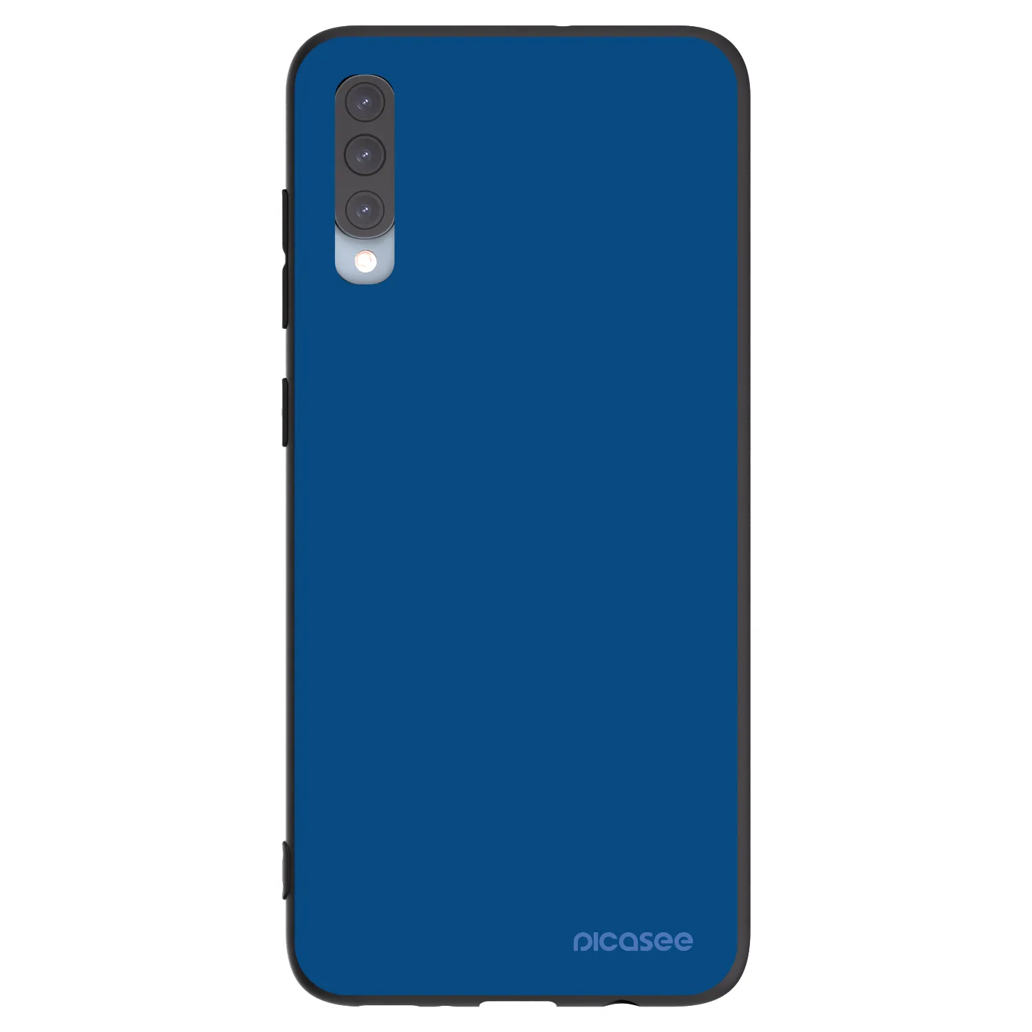 Picasee Μαύρη θήκη σιλικόνης για Samsung Galaxy A70 A705F - Navy Blue