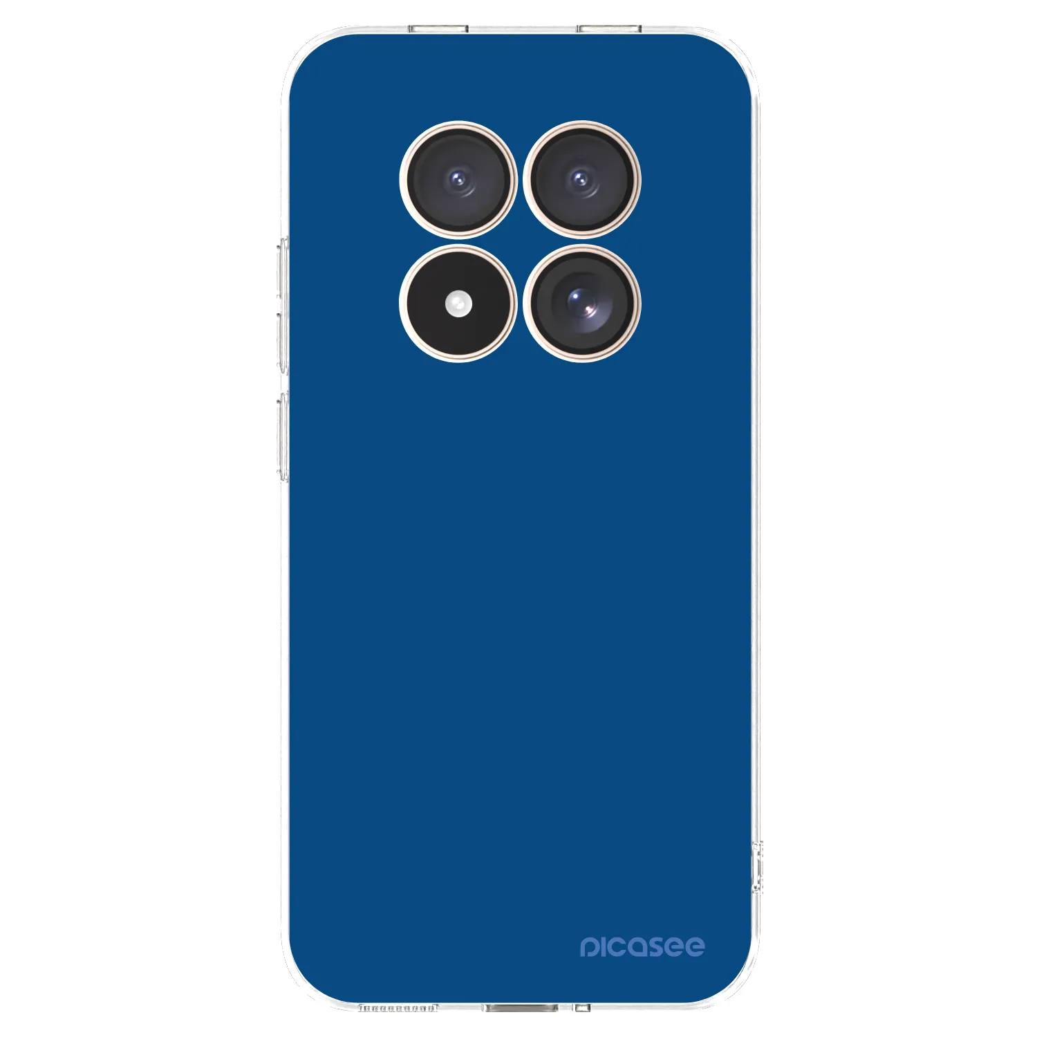 Picasee διαφανής θήκη σιλικόνης Xiaomi Redmi Note 15 Pro 4G - Navy Blue