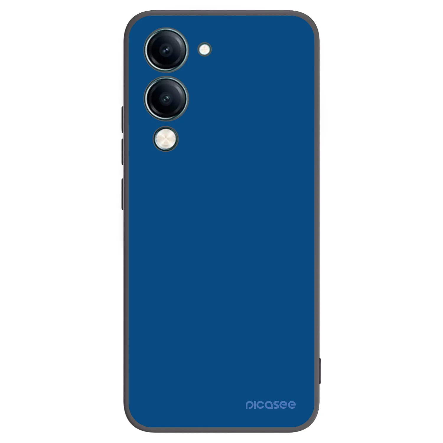 Picasee Μαύρη θήκη σιλικόνης για Vivo Y29s 5G - Navy Blue