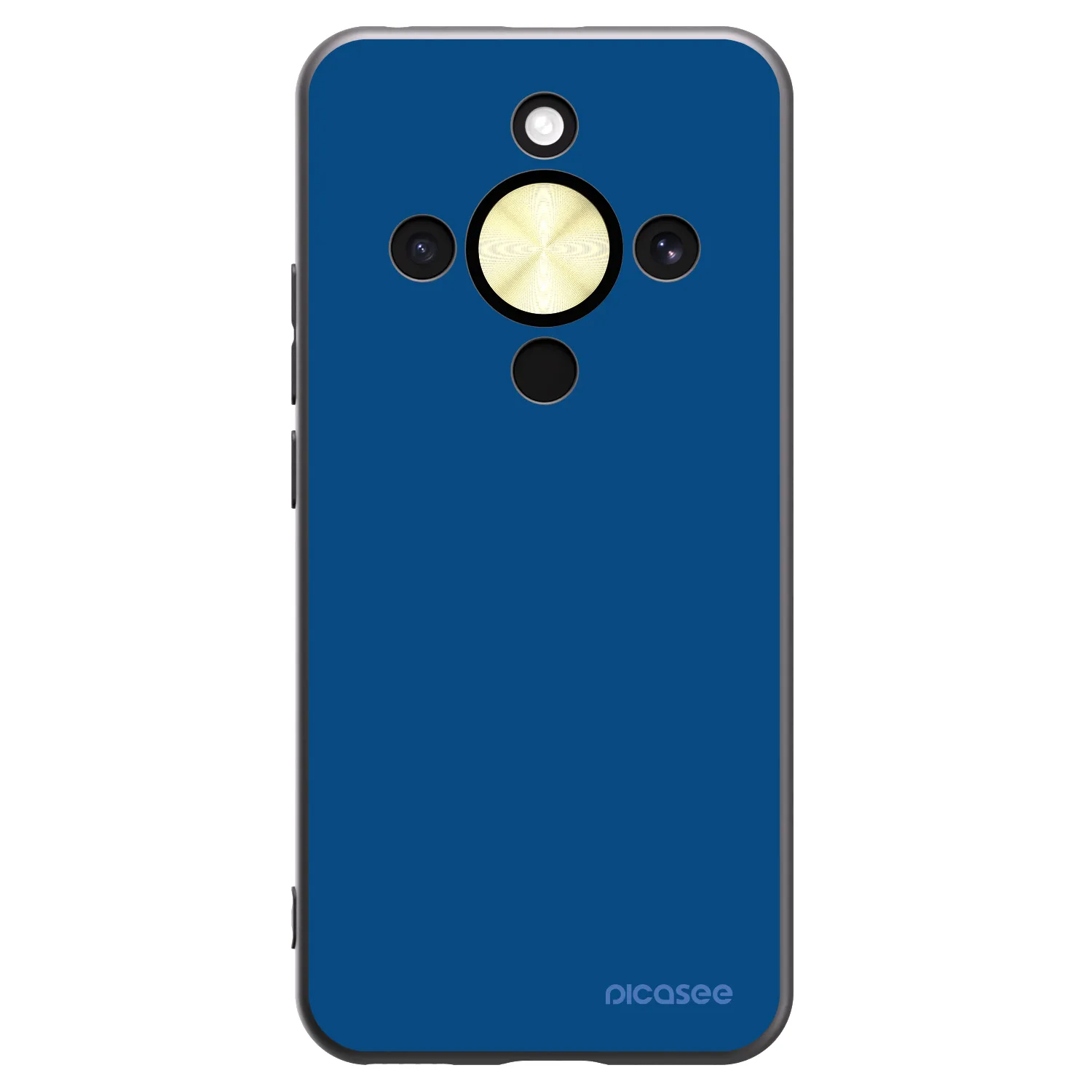 Picasee Μαύρη θήκη σιλικόνης για Honor Magic8 Lite 5G - Navy Blue