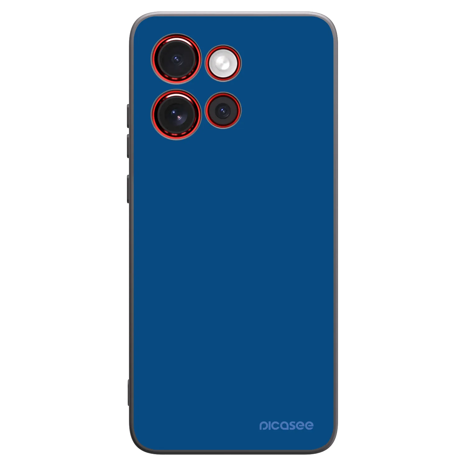 Picasee Μαύρη θήκη σιλικόνης για Motorola Edge 60 Neo 5G - Navy Blue