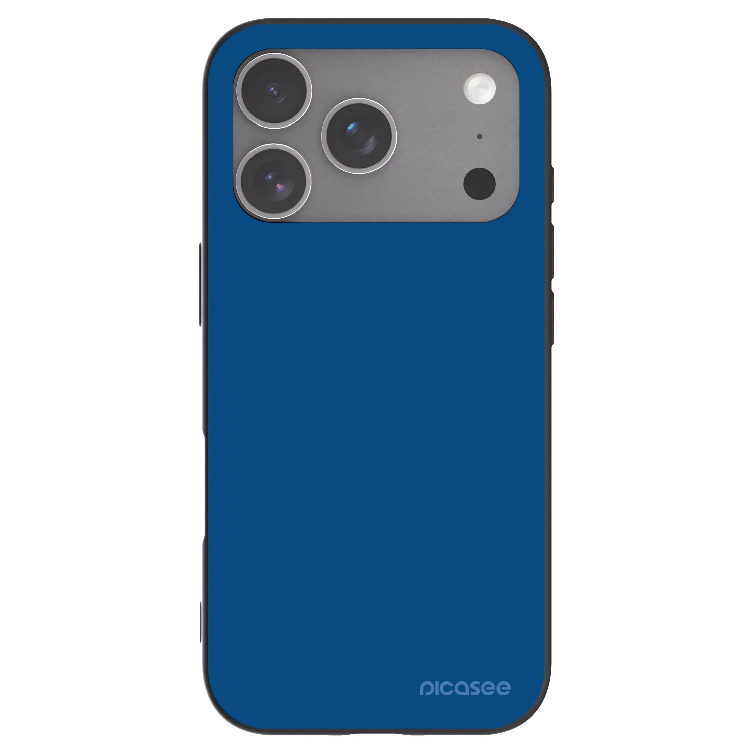 Picasee Μαύρη θήκη σιλικόνης για Apple iPhone 18 Pro - Navy Blue