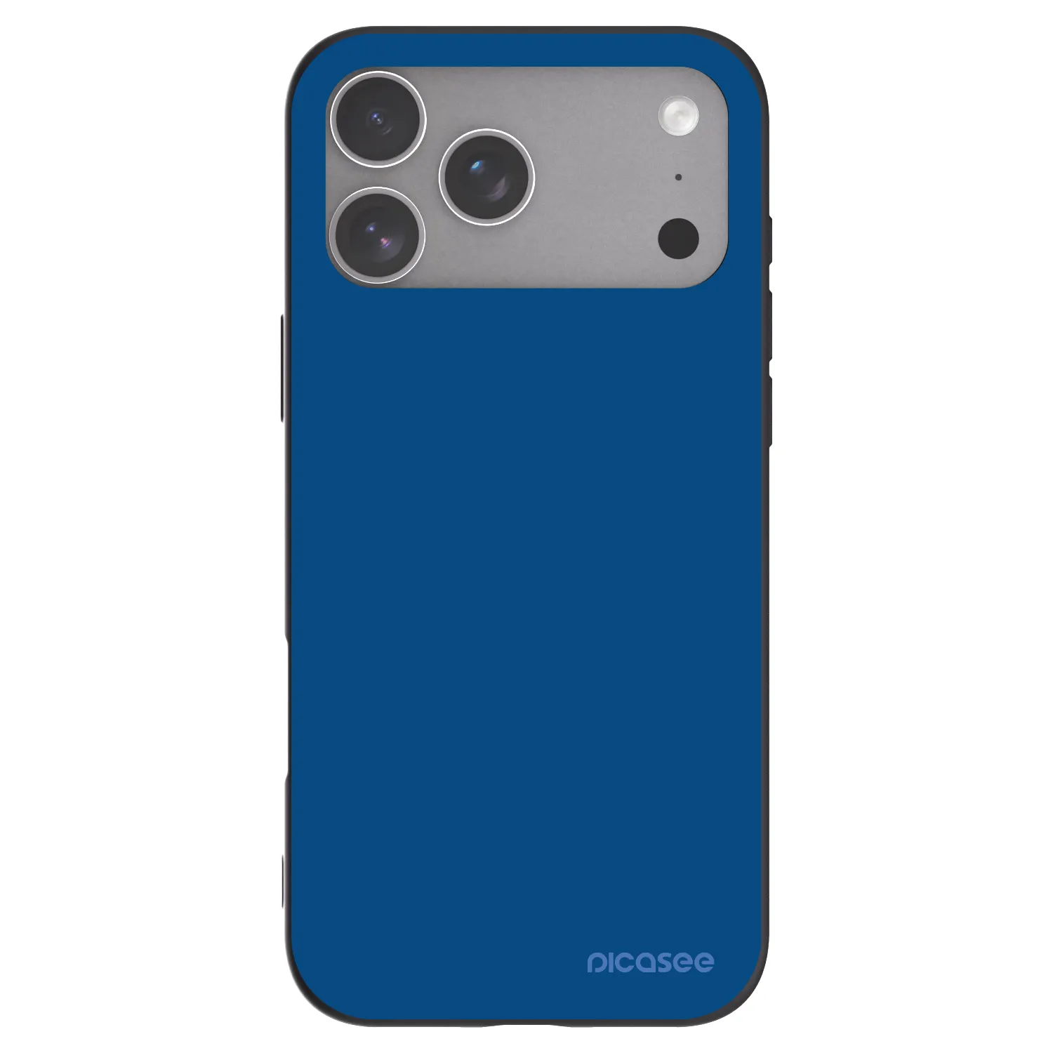 Picasee Μαύρη θήκη σιλικόνης για Apple iPhone 18 Pro Max - Navy Blue