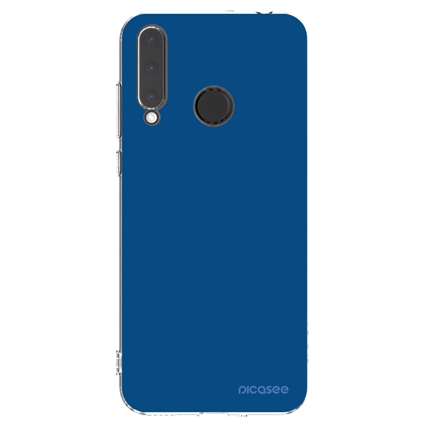 Picasee διαφανής θήκη σιλικόνης Honor 20 Lite - Navy Blue