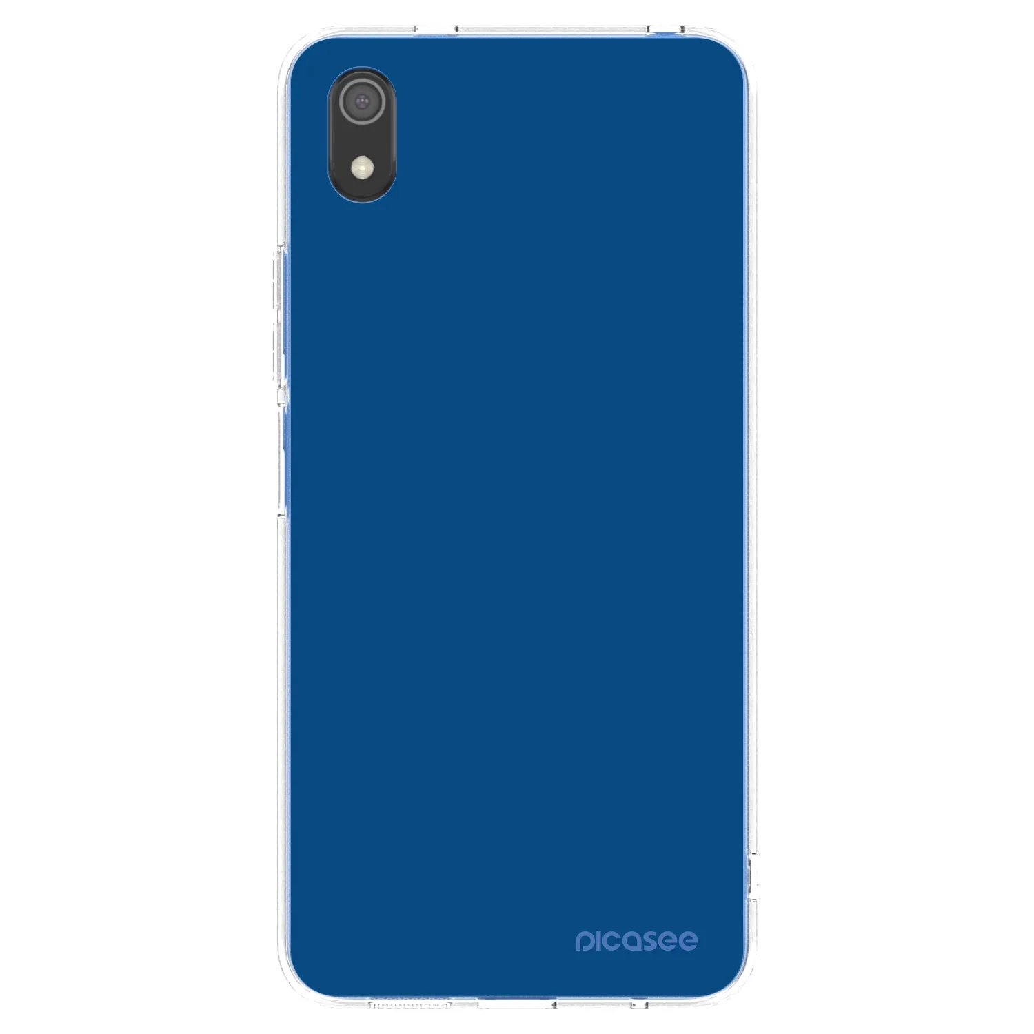 Picasee διαφανής θήκη σιλικόνης Xiaomi Redmi 7A - Navy Blue