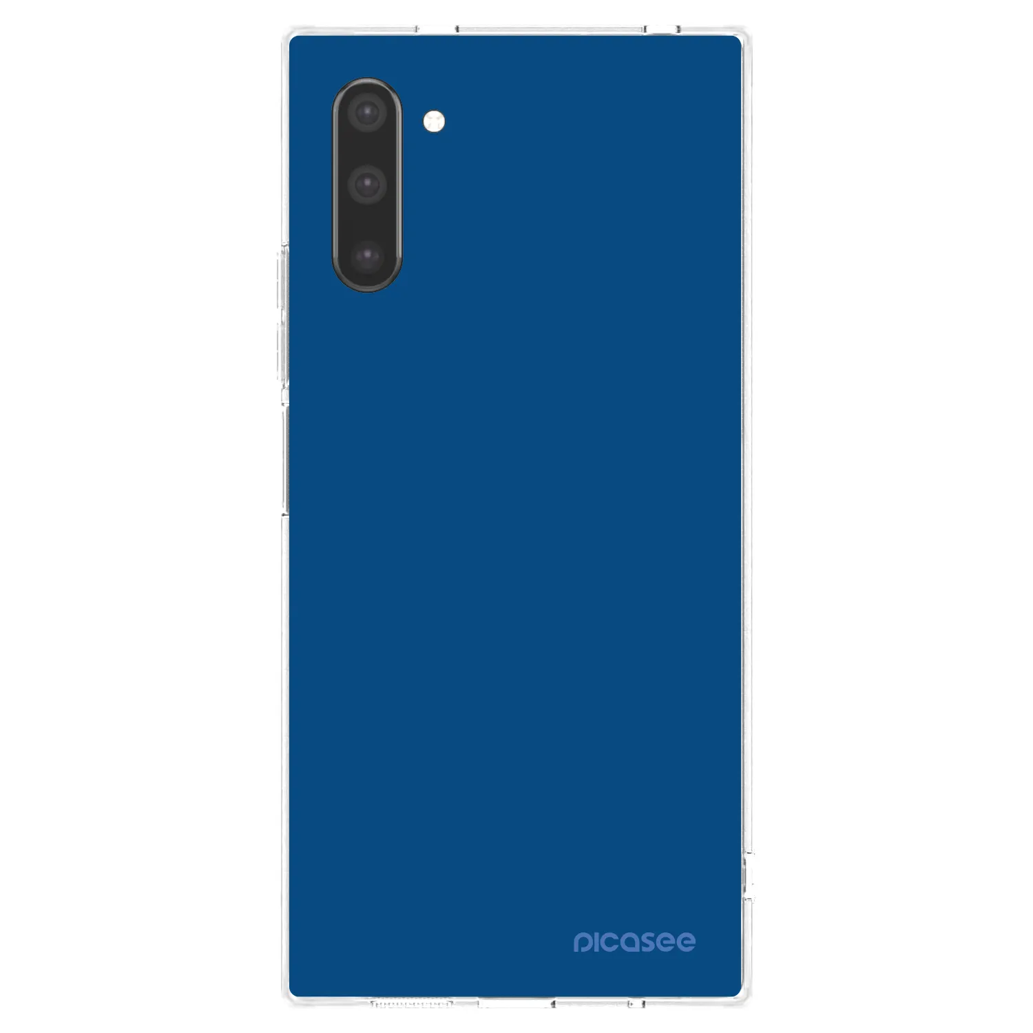 Picasee διαφανής θήκη σιλικόνης Samsung Galaxy Note 10 N970F - Navy Blue