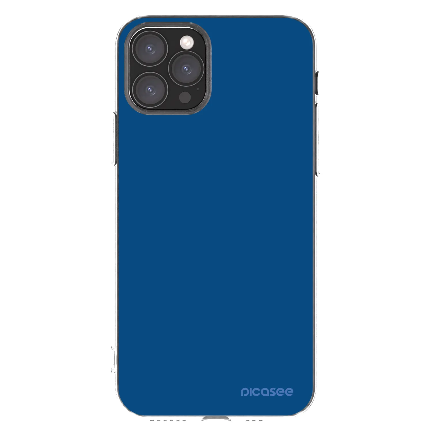 Picasee διαφανής θήκη σιλικόνης Apple iPhone 11 Pro - Navy Blue