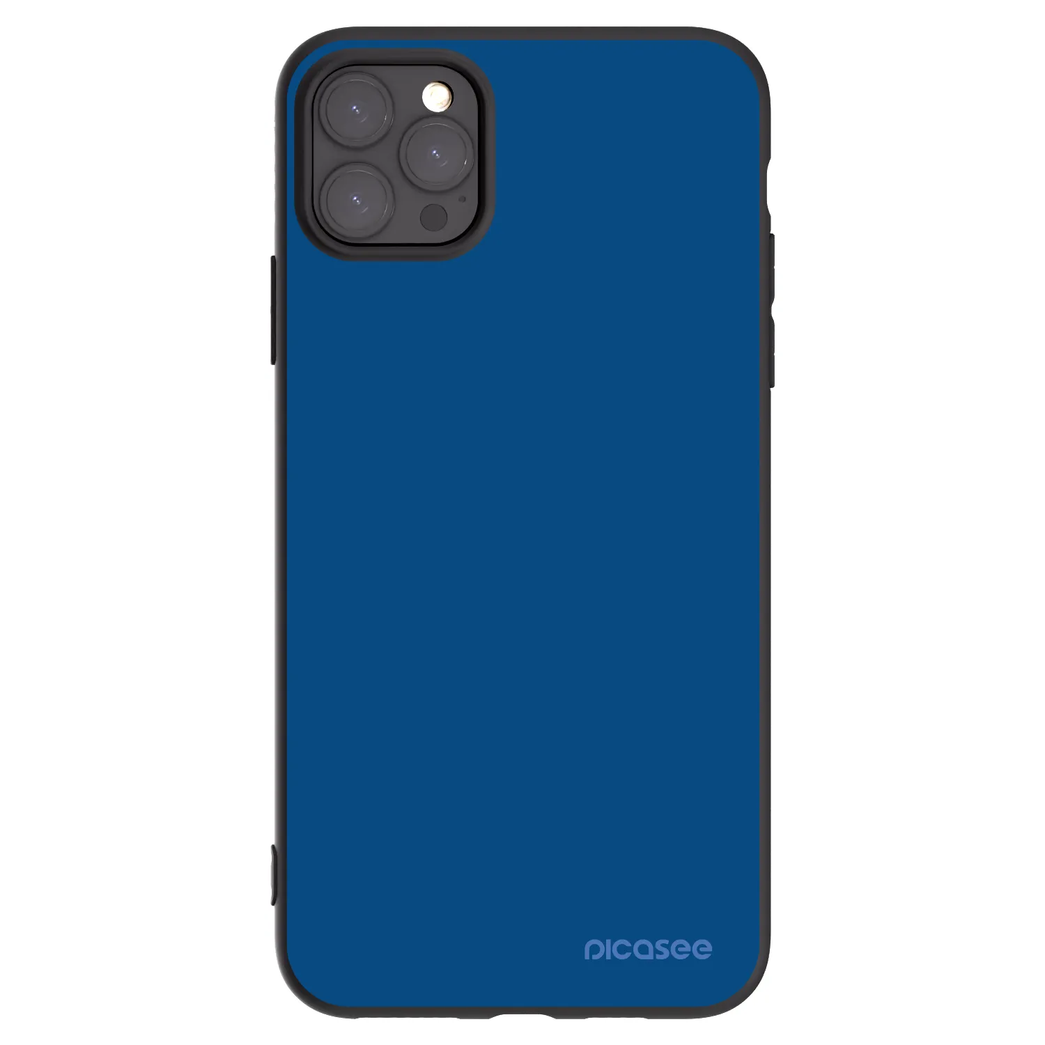 Picasee Μαύρη θήκη σιλικόνης για Apple iPhone 11 Pro Max - Navy Blue