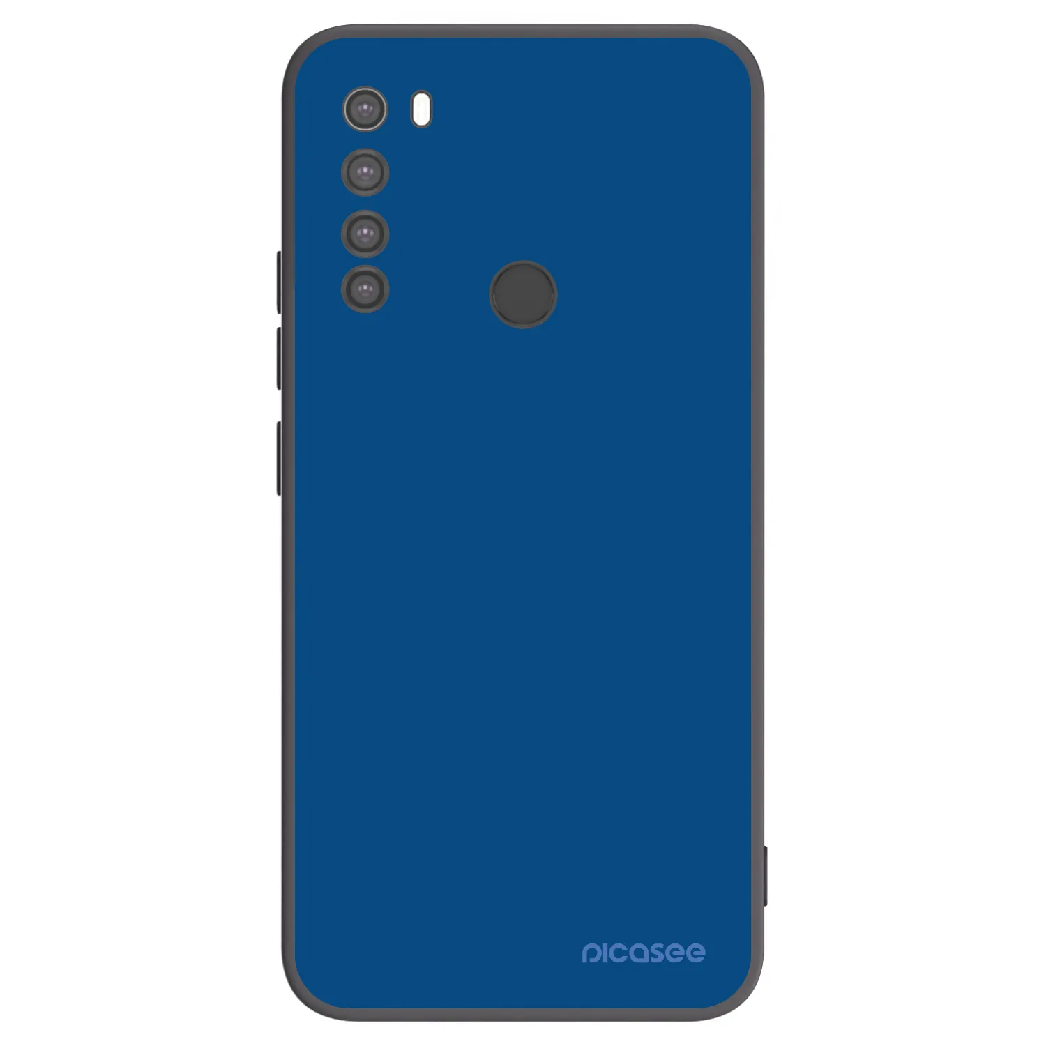 Picasee Μαύρη θήκη σιλικόνης για Xiaomi Redmi Note 8 - Navy Blue
