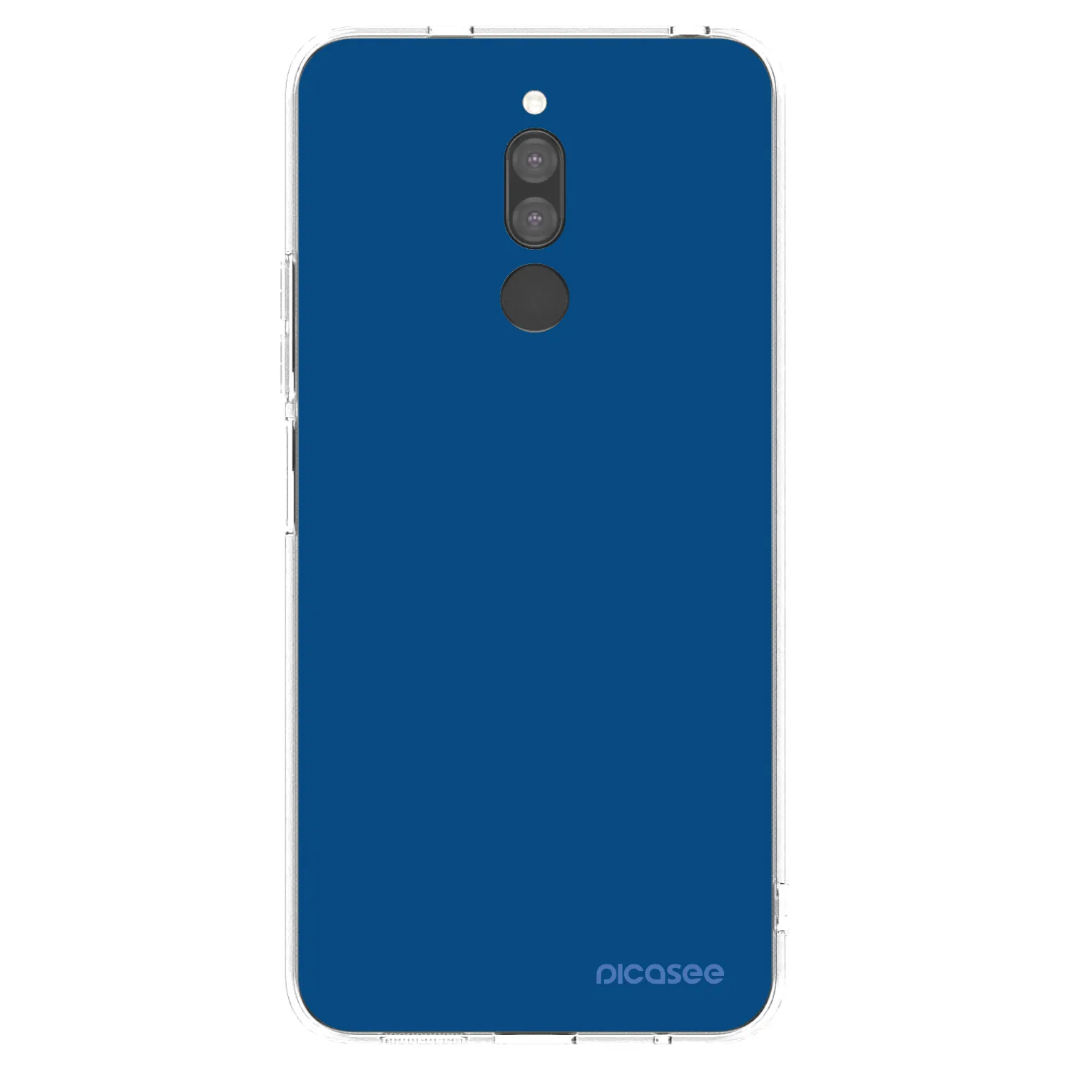 Picasee διαφανής θήκη σιλικόνης Xiaomi Redmi 8 - Navy Blue