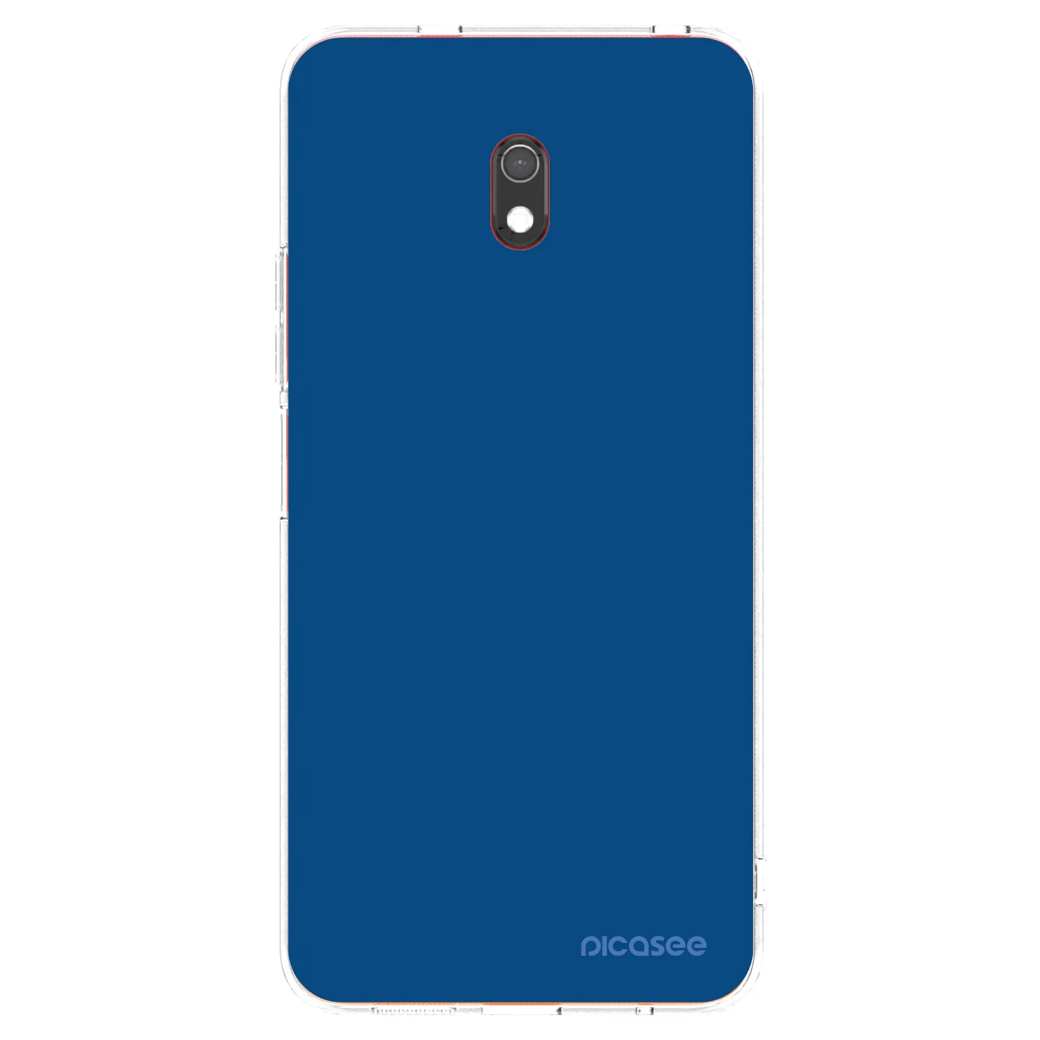 Picasee διαφανής θήκη σιλικόνης Xiaomi Redmi 8A - Navy Blue