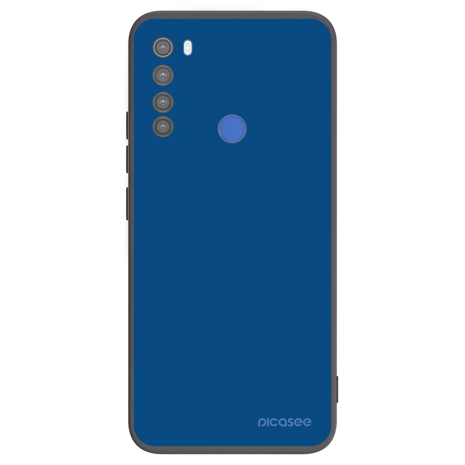 Picasee Μαύρη θήκη σιλικόνης για Xiaomi Redmi Note 8T - Navy Blue