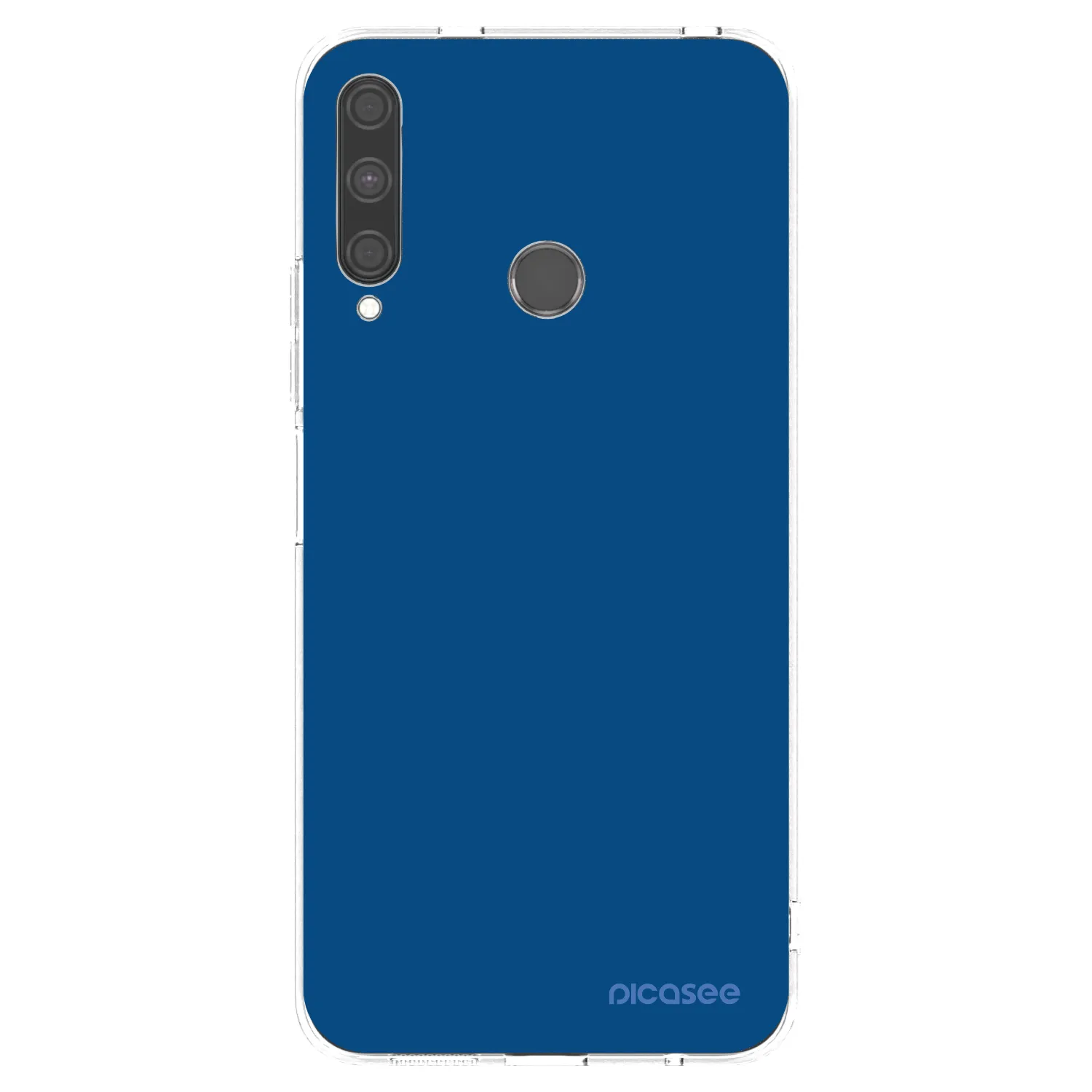 Picasee διαφανής θήκη σιλικόνης Huawei P40 Lite E - Navy Blue