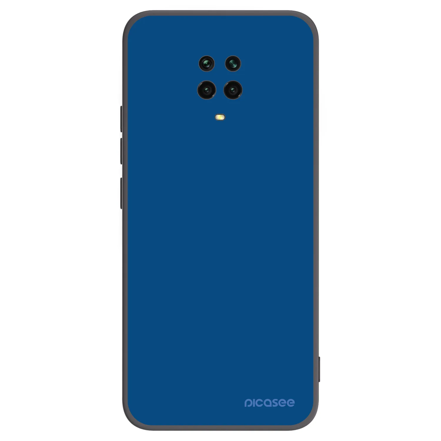 Picasee Μαύρη θήκη σιλικόνης για Xiaomi Redmi Note 9 Pro - Navy Blue