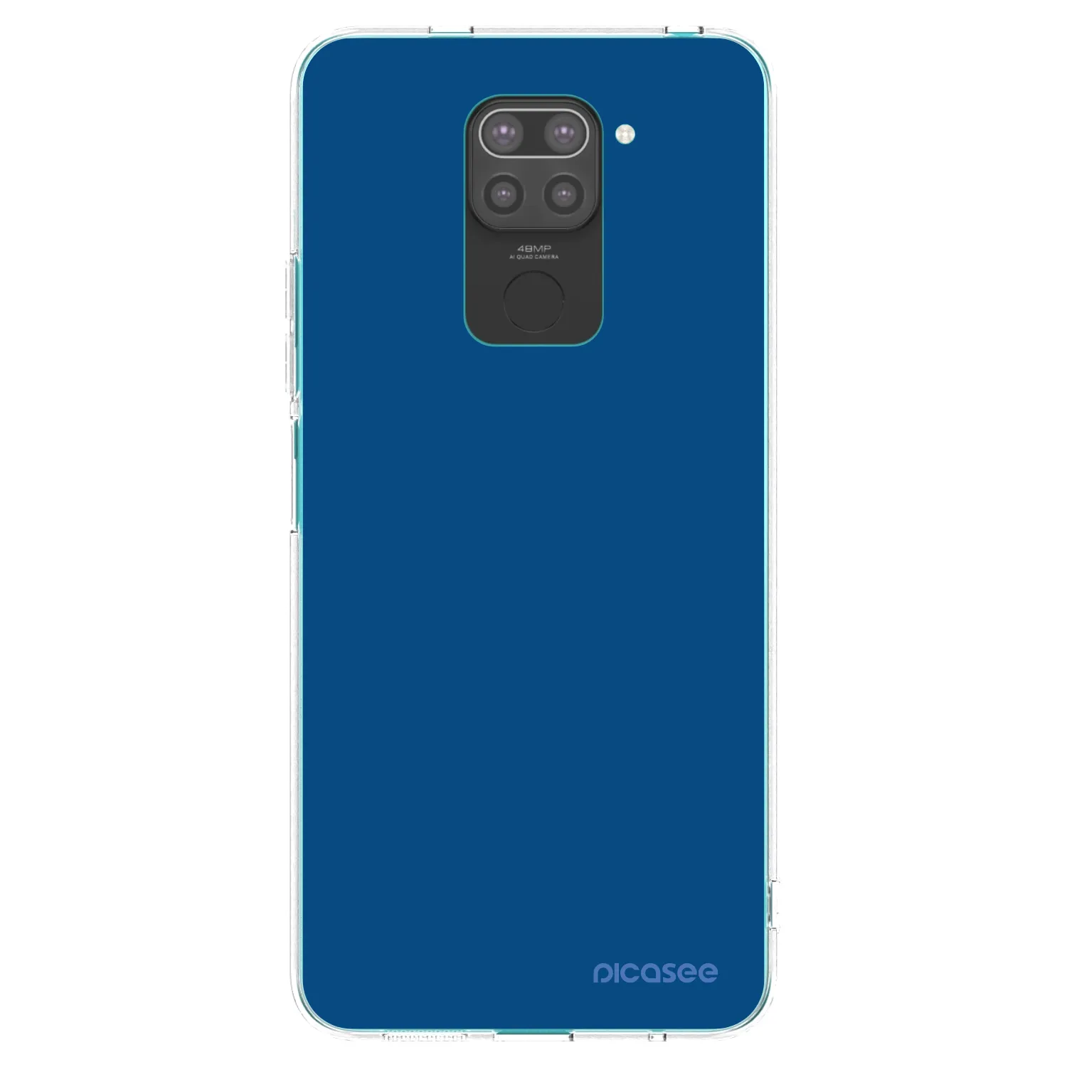 Picasee Μαύρη θήκη σιλικόνης για Xiaomi Redmi Note 9 - Navy Blue