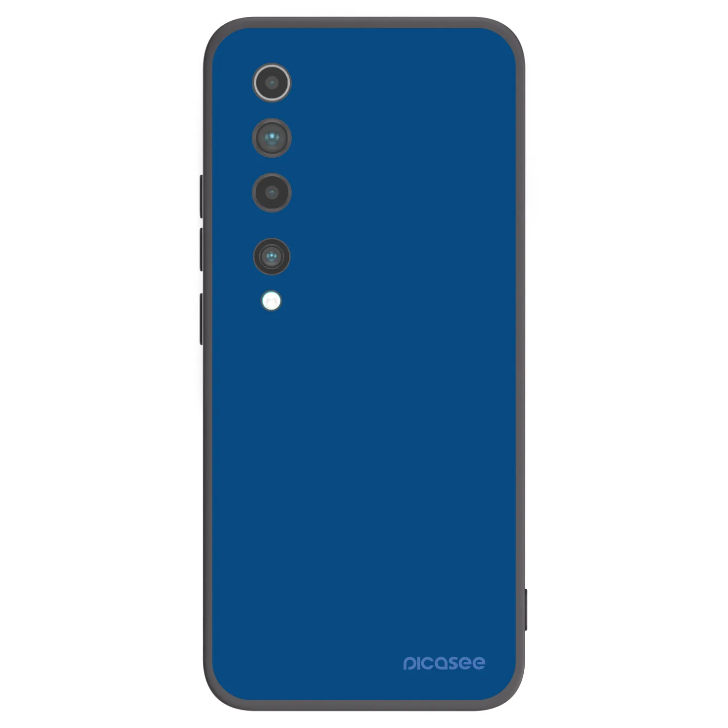Picasee Μαύρη θήκη σιλικόνης για Xiaomi Mi 10 - Navy Blue