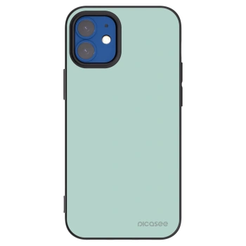 Picasee Μαύρη θήκη σιλικόνης για Apple iPhone 12 mini - Pastel Charm