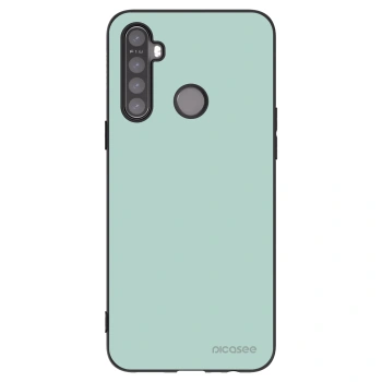 Picasee Μαύρη θήκη σιλικόνης για Realme 6i - Pastel Charm