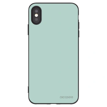 Picasee Μαύρη θήκη σιλικόνης για Apple iPhone XS Max - Pastel Charm