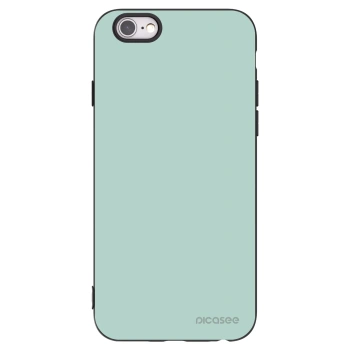 Picasee Μαύρη θήκη σιλικόνης για Apple iPhone 6/6S - Pastel Charm