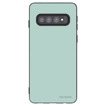 Picasee Μαύρη θήκη σιλικόνης για Samsung Galaxy S10 G973 - Pastel Charm