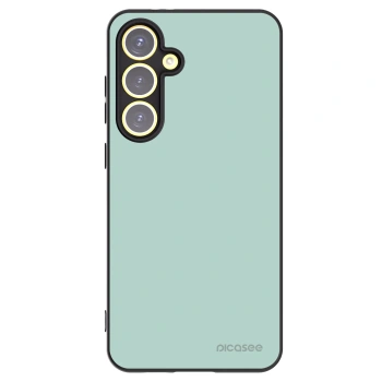 Picasee Μαύρη θήκη σιλικόνης για Samsung Galaxy S24 FE S721B - Pastel Charm