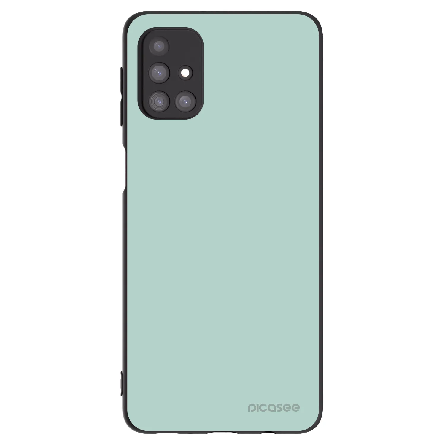 Picasee Μαύρη θήκη σιλικόνης για Samsung Galaxy M31s - Pastel Charm