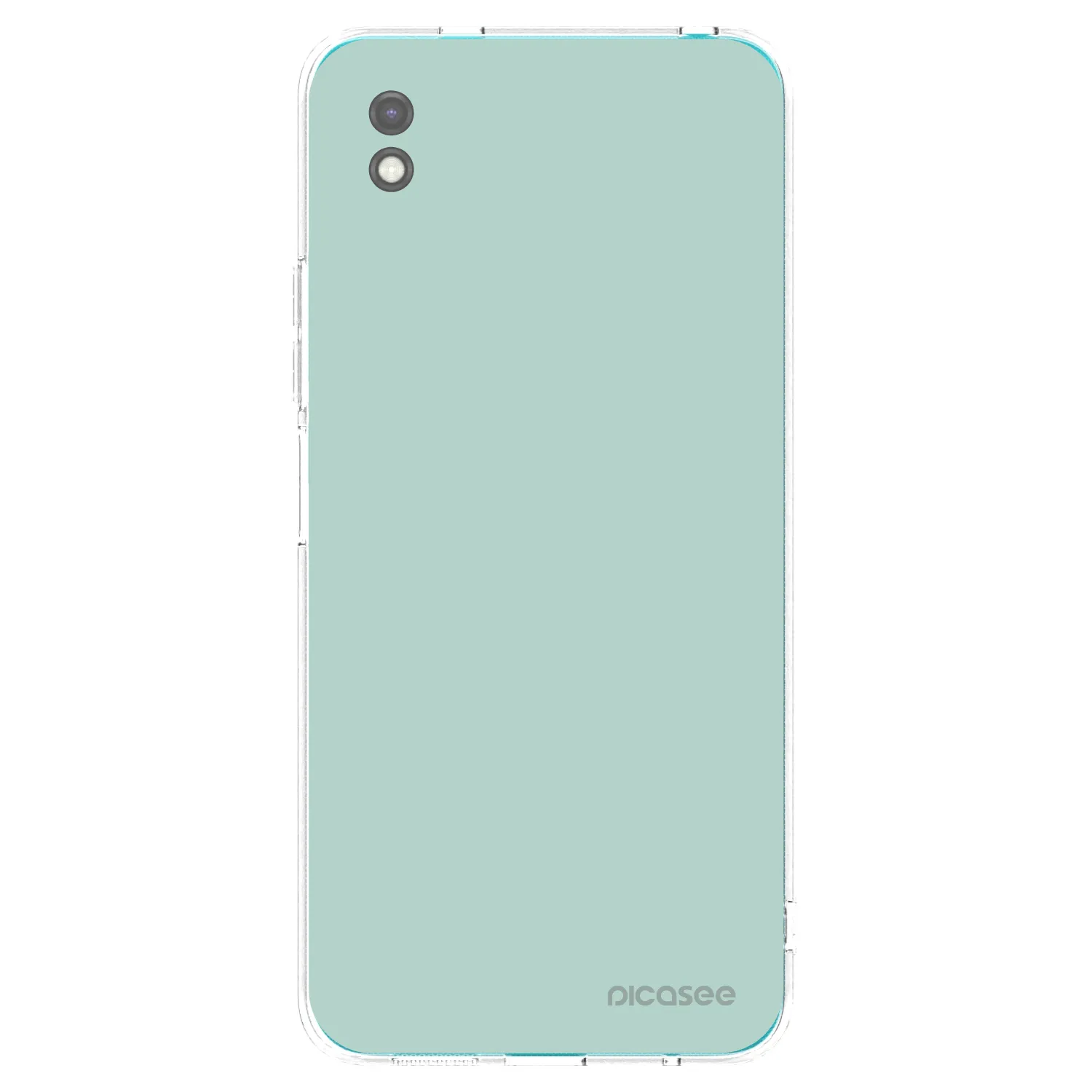 Picasee Μαύρη θήκη σιλικόνης για Xiaomi Redmi 9A - Pastel Charm