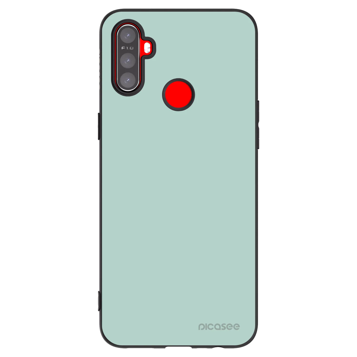 Picasee Μαύρη θήκη σιλικόνης για Realme C3 - Pastel Charm