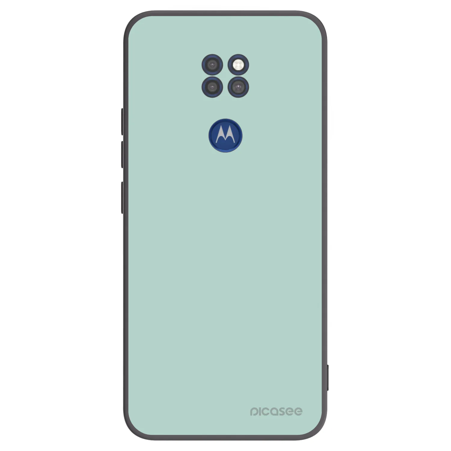 Picasee Μαύρη θήκη σιλικόνης για Motorola Moto G9 Play - Pastel Charm