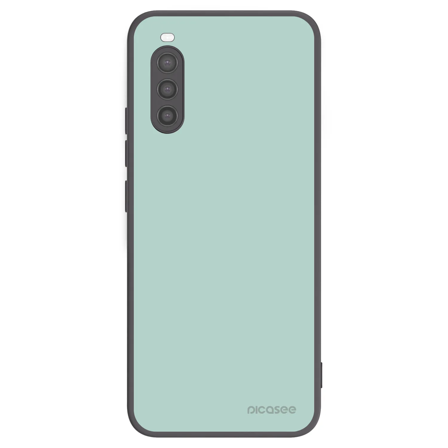 Picasee Μαύρη θήκη σιλικόνης για Sony Xperia 10 II - Pastel Charm