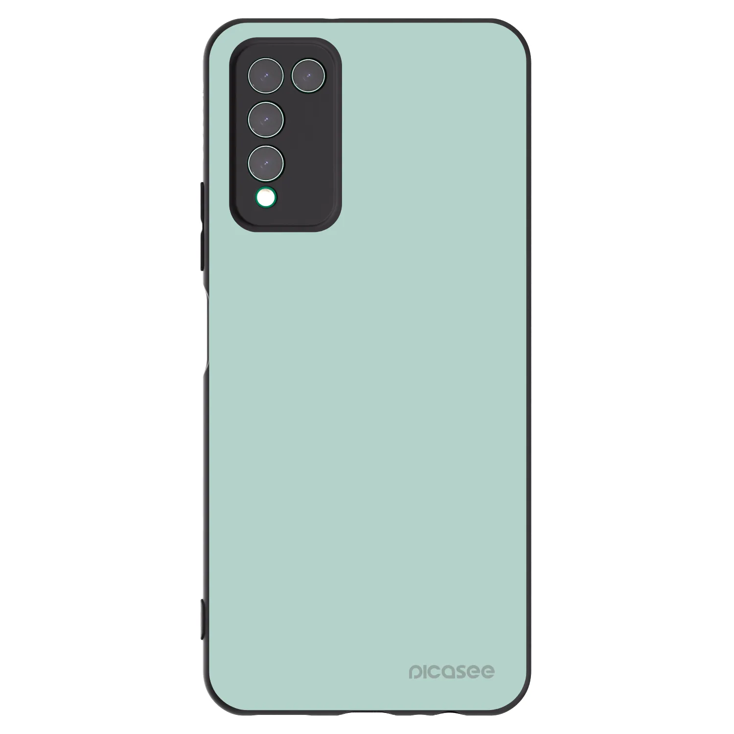 Picasee Μαύρη θήκη σιλικόνης για Honor 10X Lite - Pastel Charm