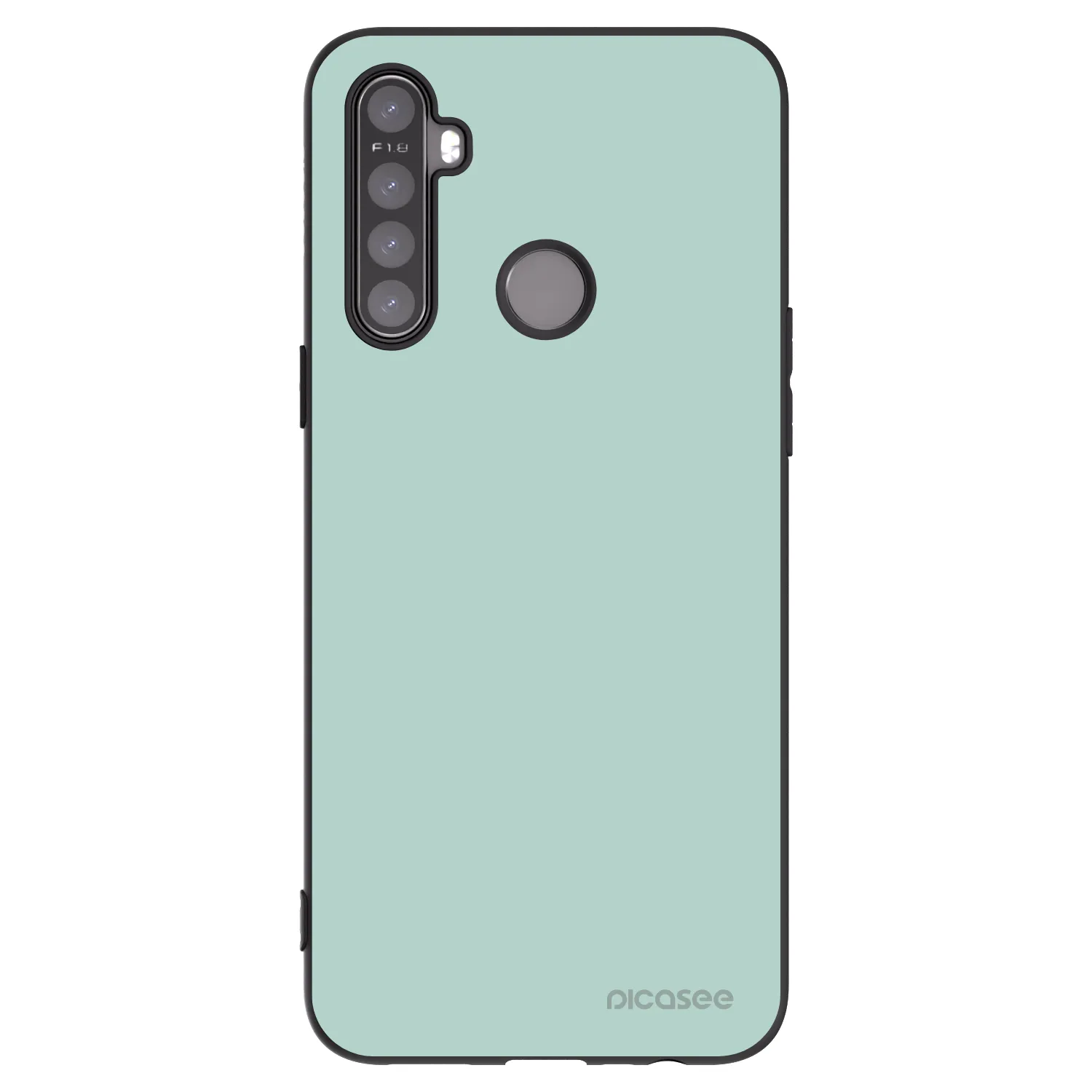 Picasee Μαύρη θήκη σιλικόνης για Realme 5 - Pastel Charm