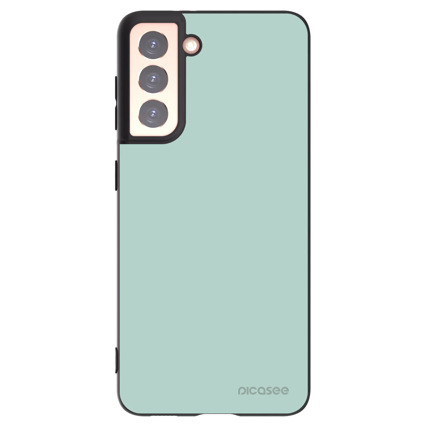 Picasee Μαύρη θήκη σιλικόνης για Samsung Galaxy S21 5G G991B - Pastel Charm