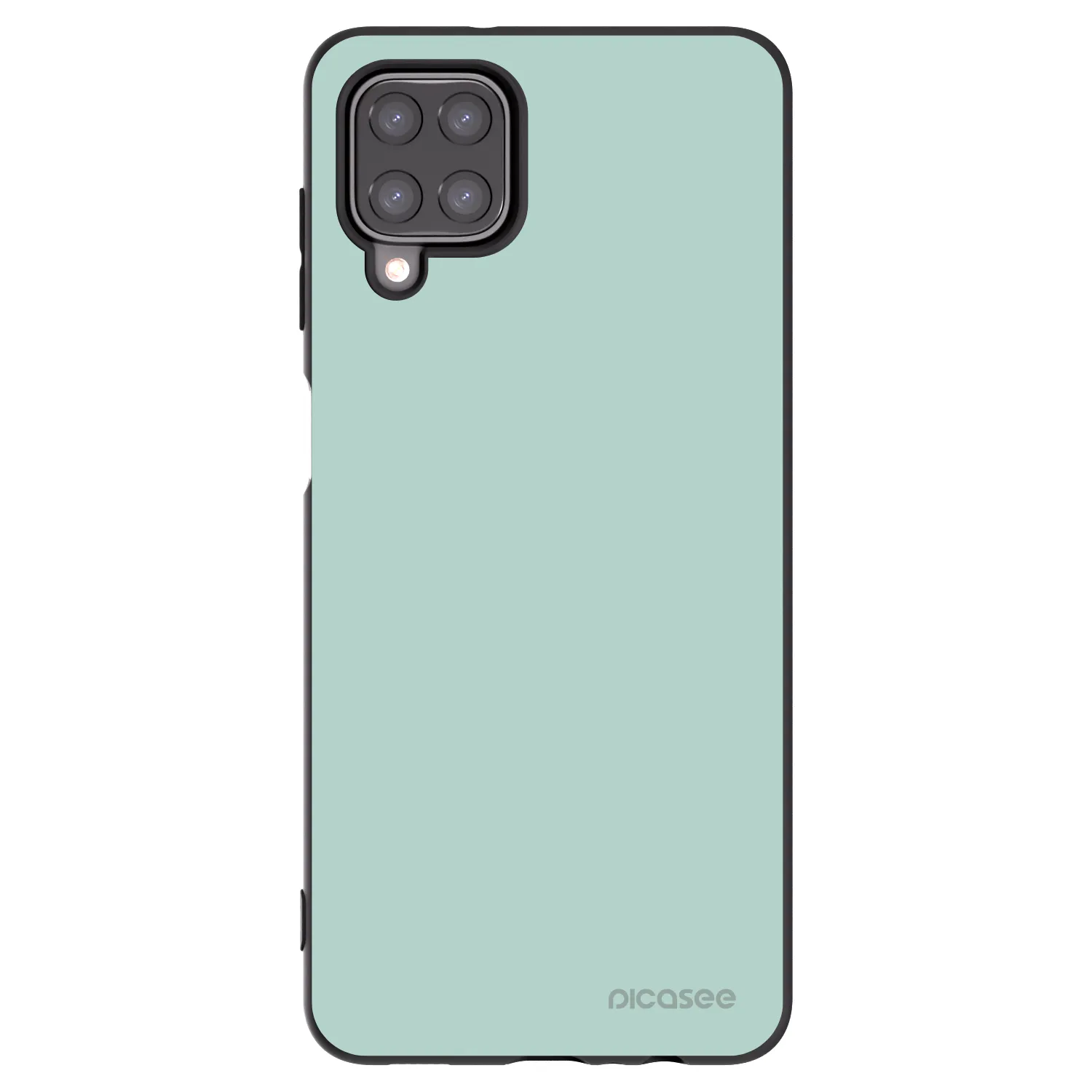 Picasee Μαύρη θήκη σιλικόνης για Samsung Galaxy A12 A125F - Pastel Charm