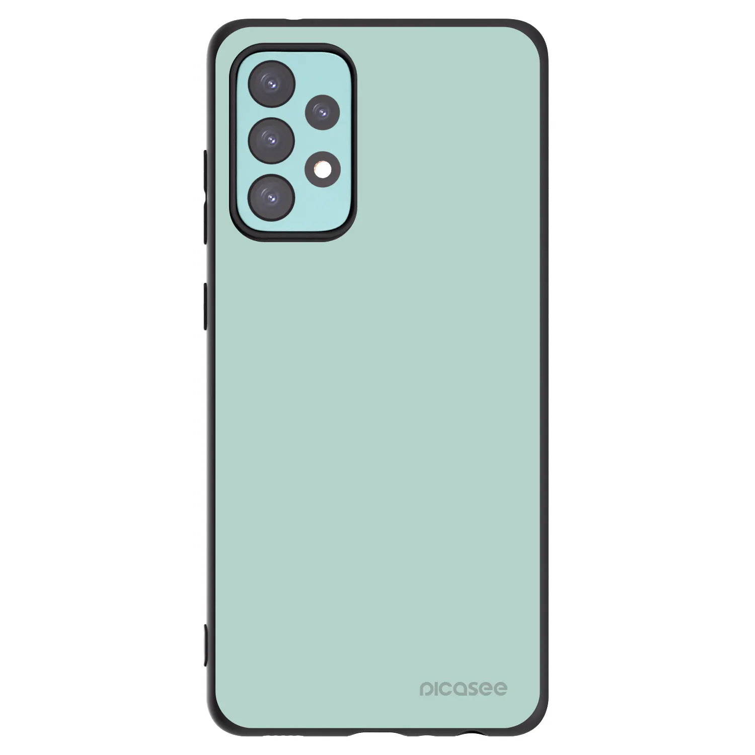 Picasee Μαύρη θήκη σιλικόνης για Samsung Galaxy A72 A725F - Pastel Charm