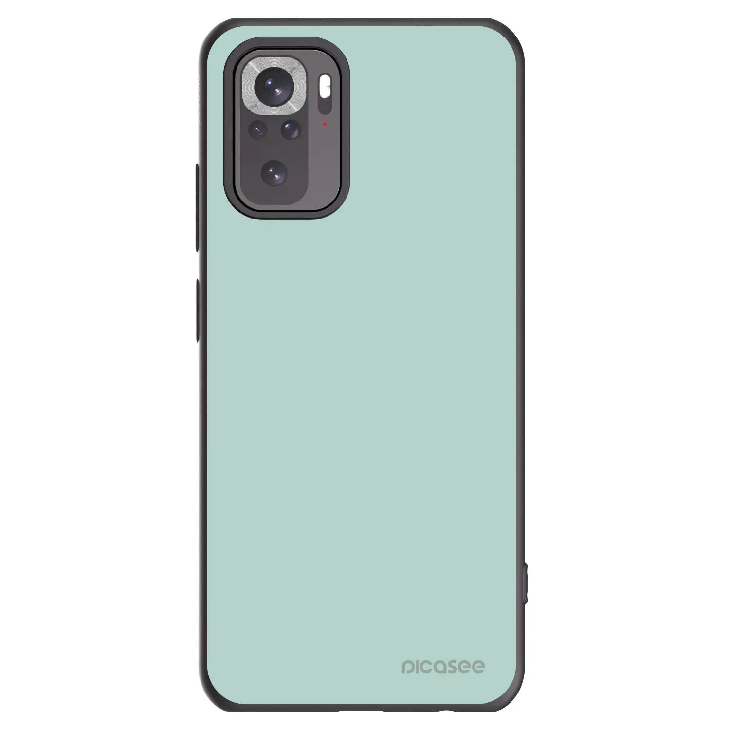 Picasee Μαύρη θήκη σιλικόνης για Xiaomi Redmi Note 10S - Pastel Charm