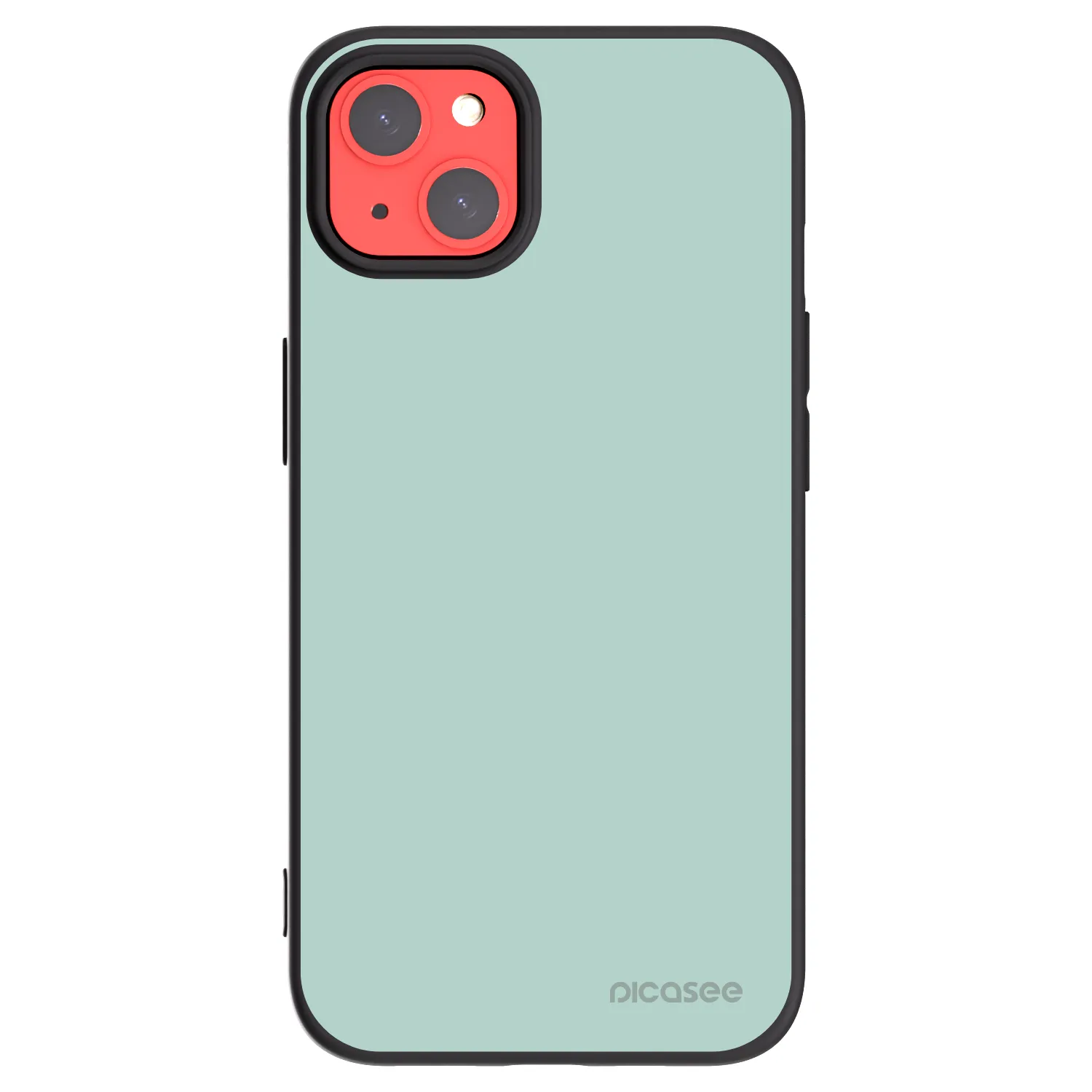 Picasee Μαύρη θήκη σιλικόνης για Apple iPhone 13 - Pastel Charm